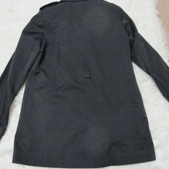 Tommy Hilfiger Black Long Sleeve winter Women's Pea Coat Size Small EUC - Picture 7 of 7